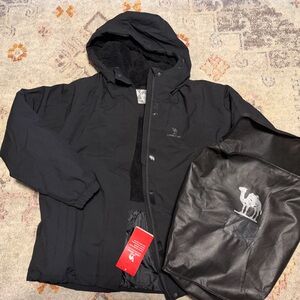 Camel Crown Quilted Ski Jacket